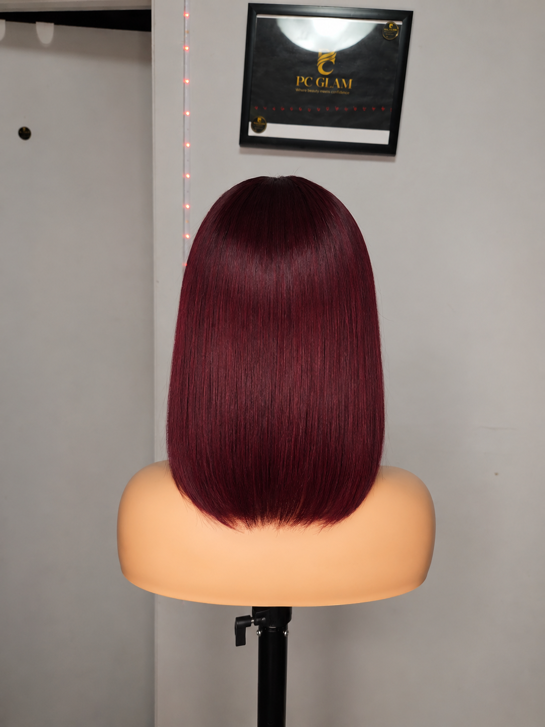 12” Burgundy with dark root unit