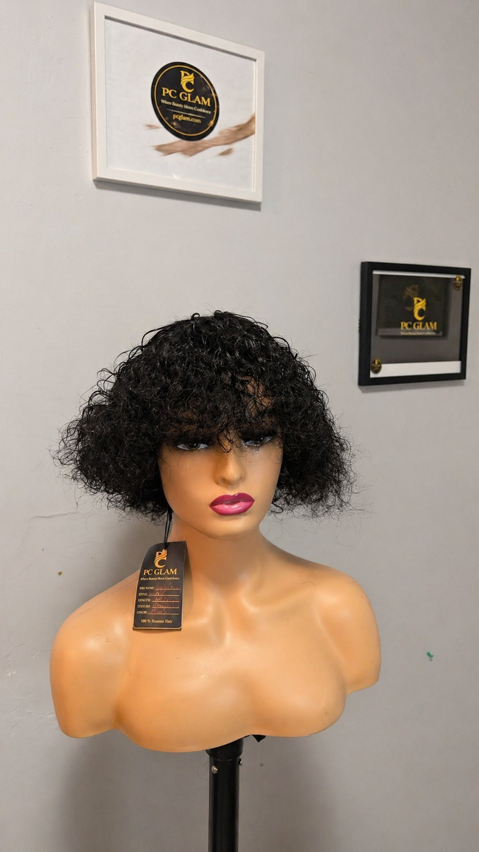 Curly Fringe Bob