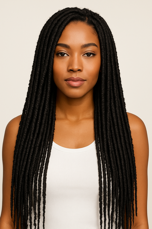 Sasha Locs Crochet Faux Locs (22”) - Lush hair