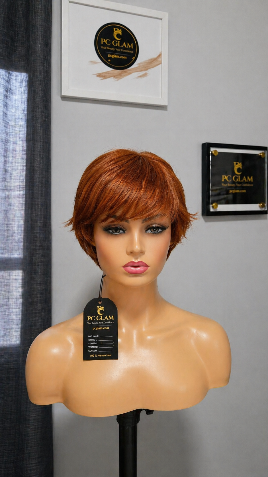 Skull Cap Bob Wig,