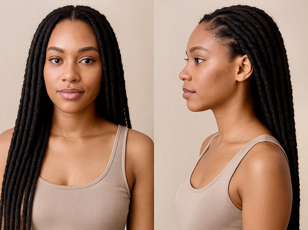 Sasha Locs Crochet Faux Locs (22”) - Lush hair