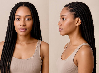 Sasha Locs Crochet Faux Locs (22”) - Lush hair