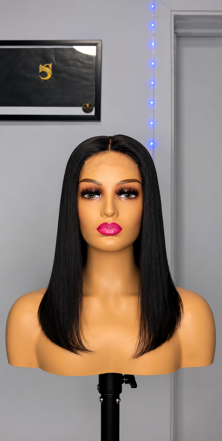 Luxury Straight Bob Wig – 100% Human Hair