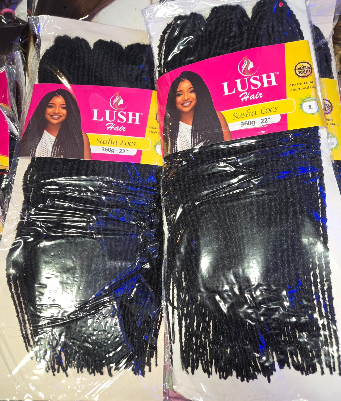 Sasha Locs Crochet Faux Locs (22”) - Lush hair